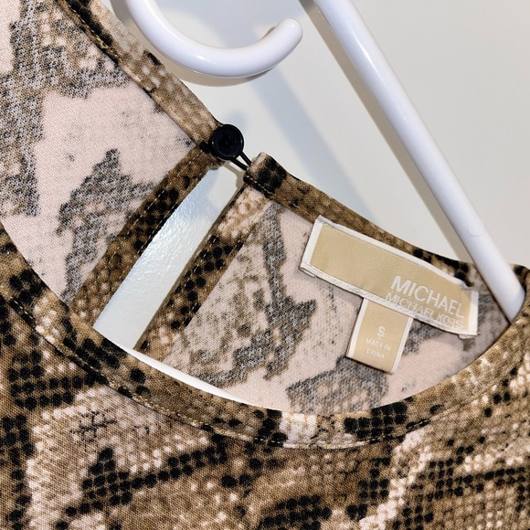 Michael Kors Python Short Sleeve Dress Size: S - Picture 4 of 11